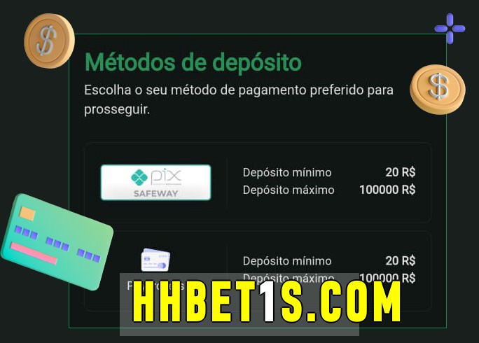 O cassino hhbet1 bet oferece uma grande variedade de métodos de pagamento